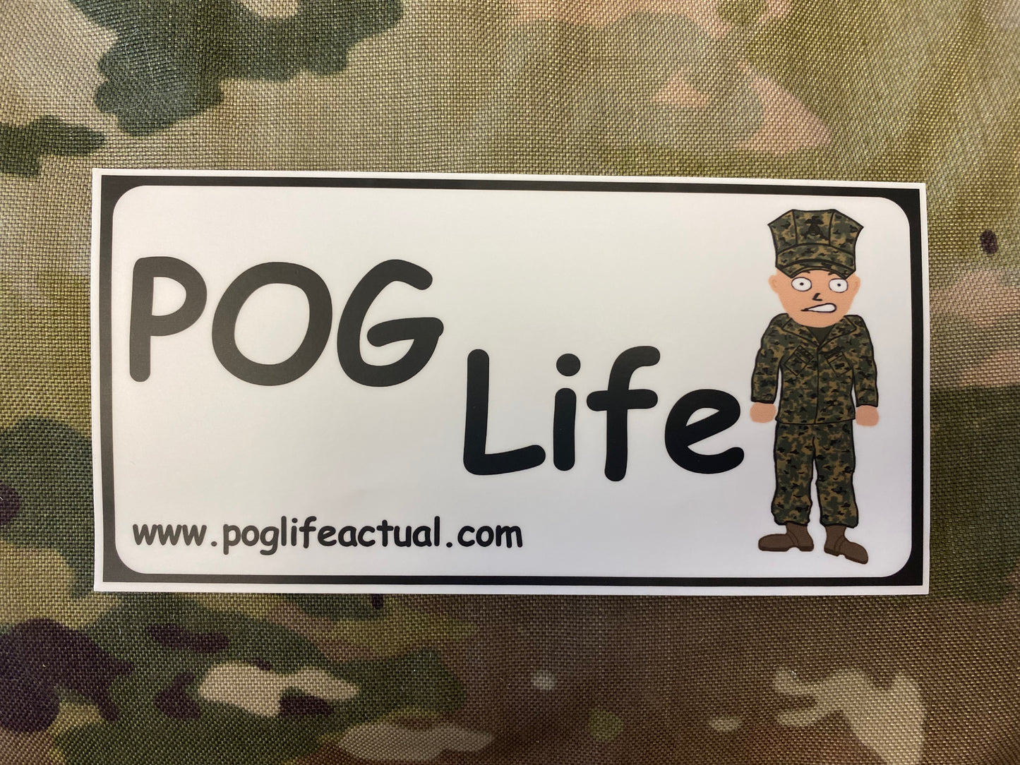 POG Life Marines Decal/Bumper Sticker - 7.5"x3.75"